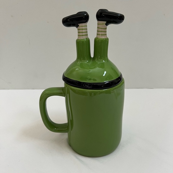 Rae Dunn Mug IRISH COFFEE With Leprechaun LID Large Coffee Cup Ceramic Cocoa Tea - Picture 3 of 9